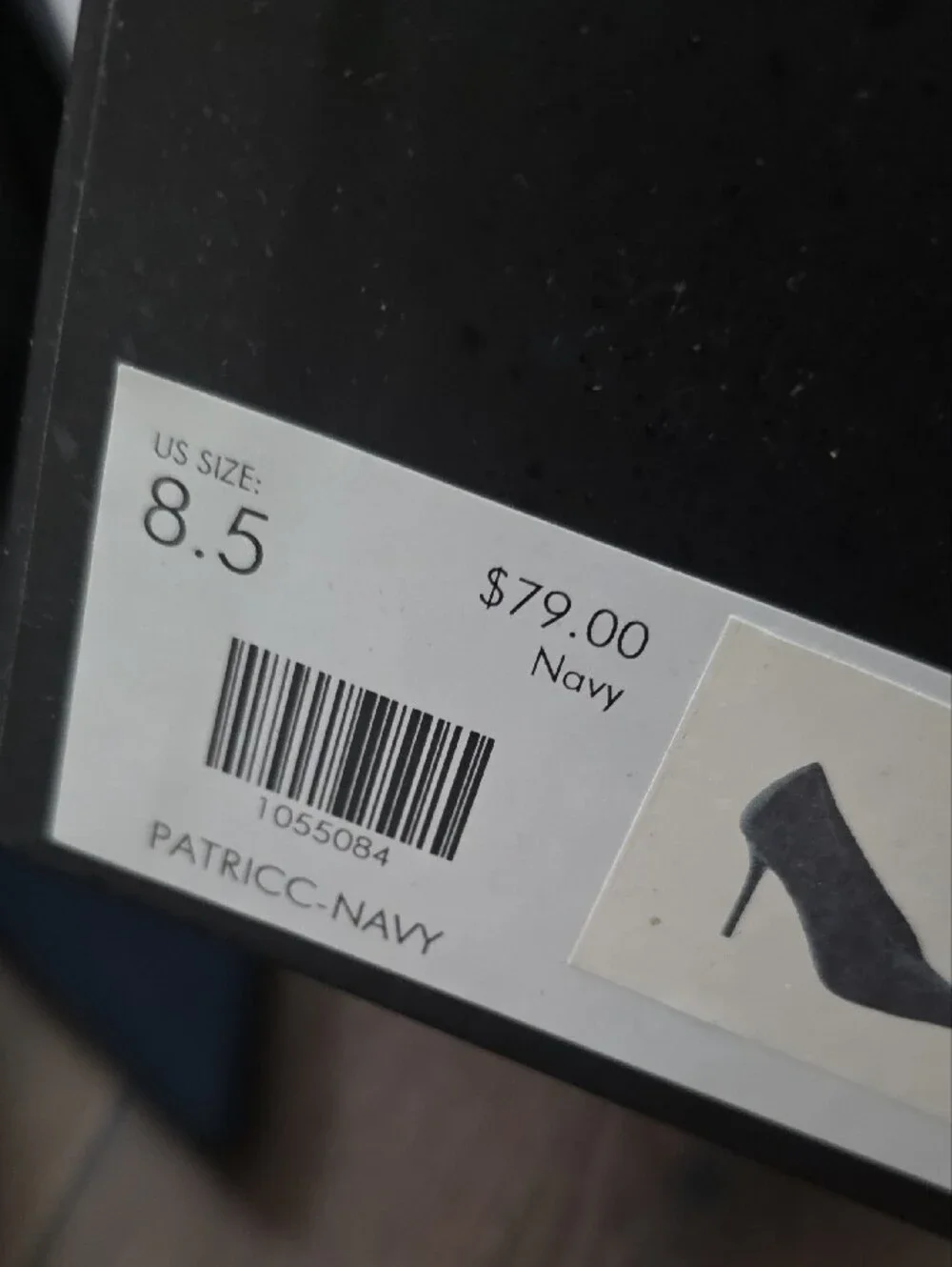 Azalea Wang Akira‎ Patricc Navy Liquid Luxe Stiletto Pump